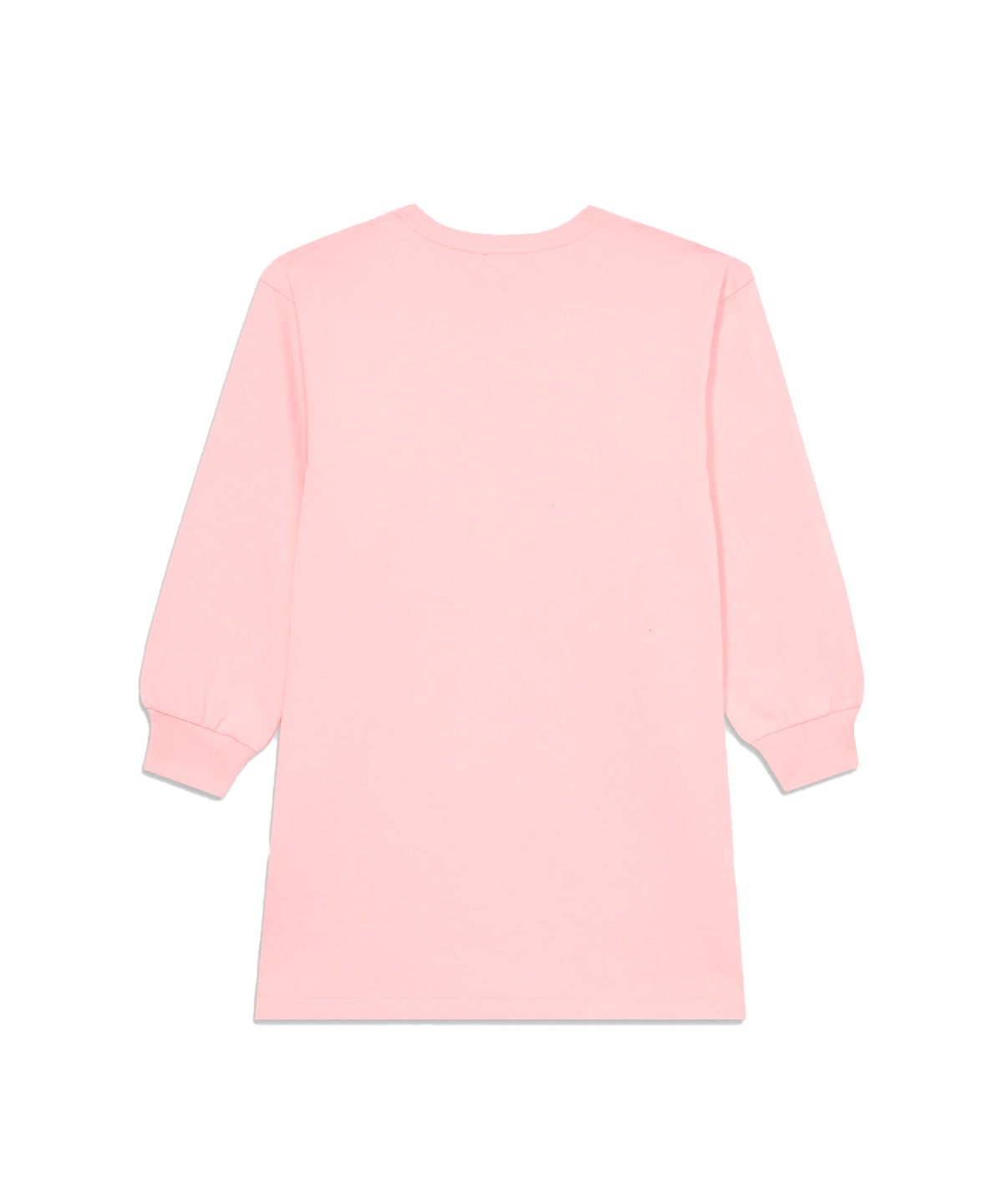 Moschino Kids Abito Rosa con Stampa Logo per Bambine