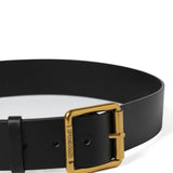 Pinko Kids Cintura con Fibbia Logata Nera per Bambine