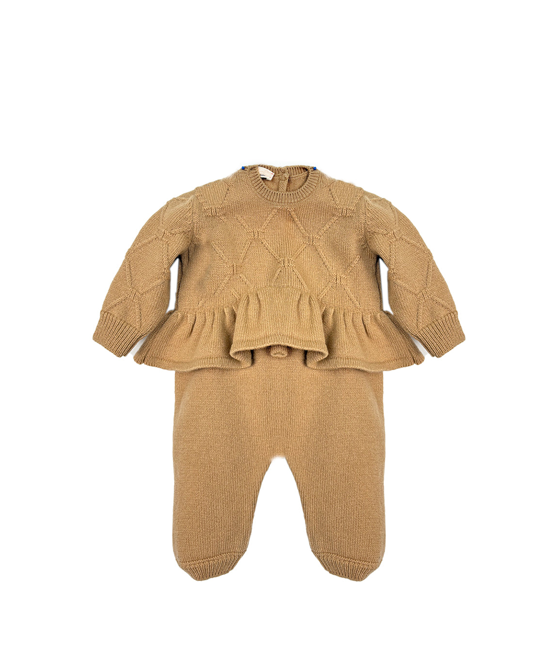 Elisabetta Franchi Kids Completo Miele per Bambine
