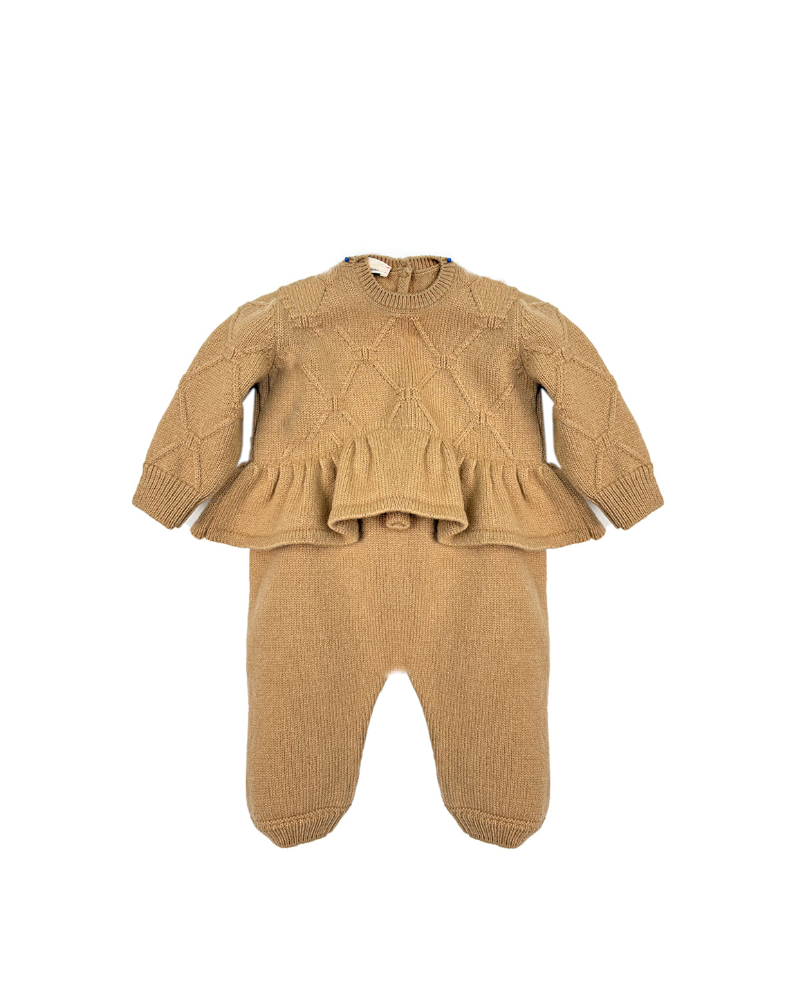 Elisabetta Franchi Kids Completo Miele per Bambine