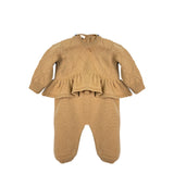 Elisabetta Franchi Kids Completo Miele per Bambine