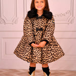 Angel's Face Kids Cappotto Leopardato per Bambine