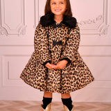 Angel's Face Kids Cappotto Leopardato per Bambine