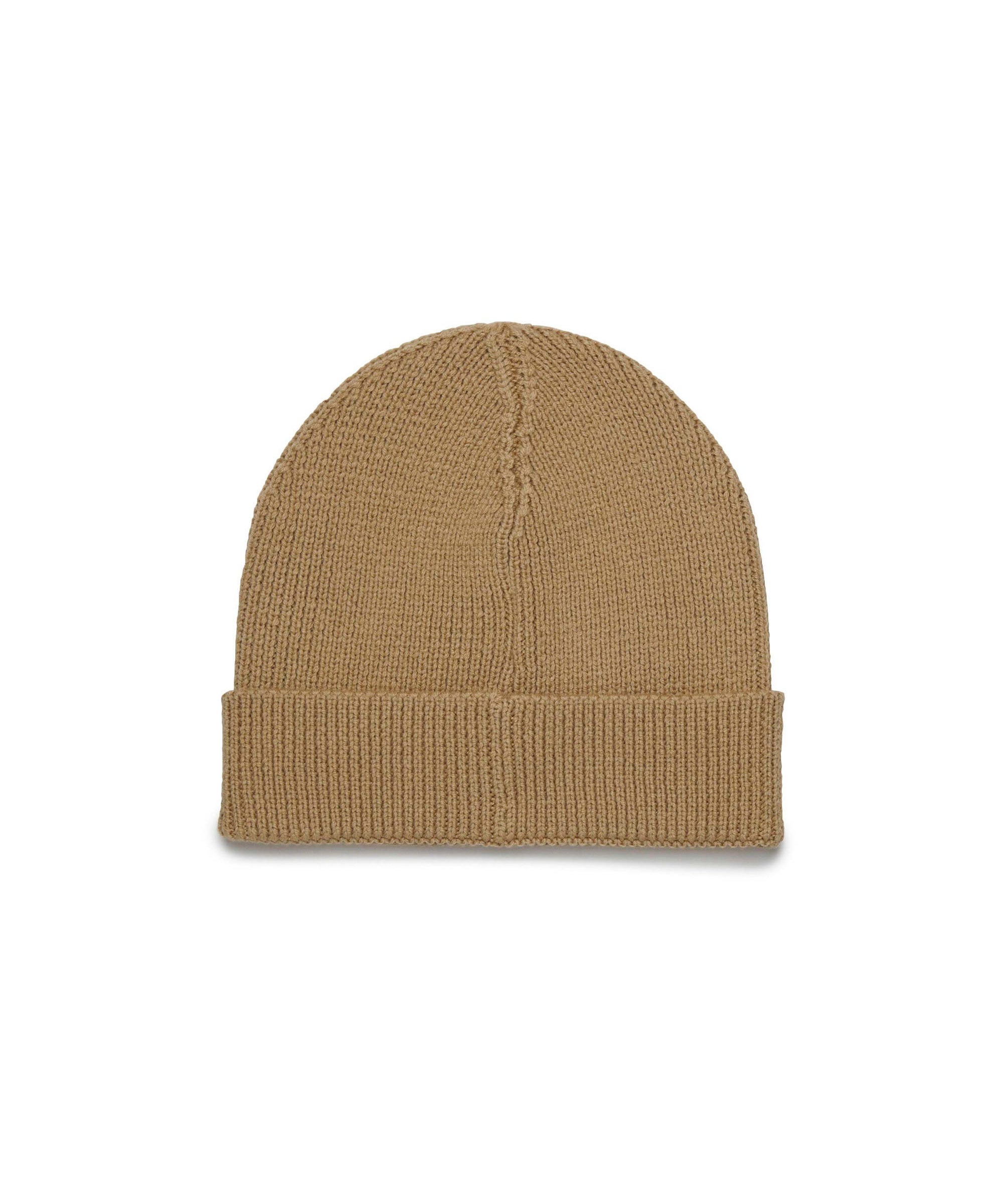 Diesel Kids Cappello Beanie Beige con Oval D