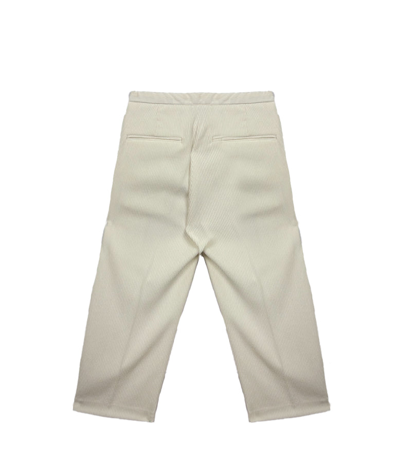 I'M Brian Kids Pantalone Panna in Velluto a Coste per Bambini