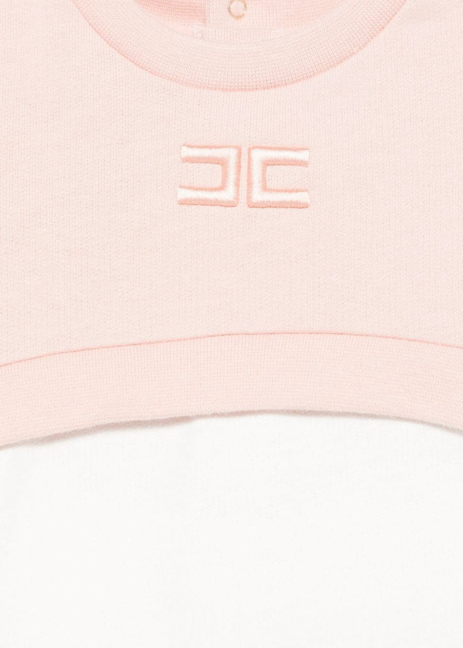 Elisabetta Franchi La Mia Bambina Tutina Desert Rose/Avorio per Neonate (dettaglio)