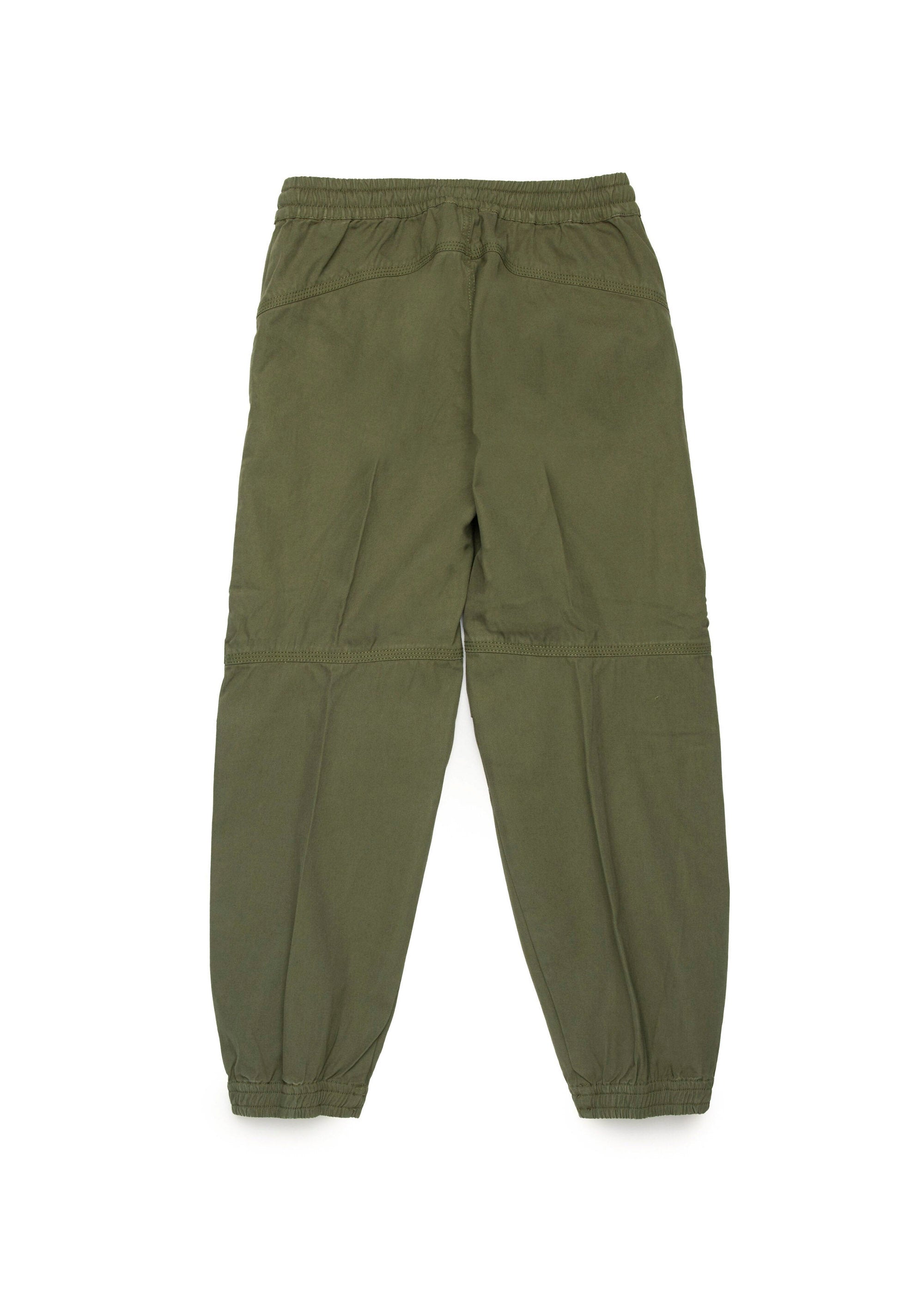 Diesel Kids Pantaloni Verdi con Tasconi per Bambini (retro)
