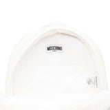 Moschino Kids Zainetto Panna Teddy per Neonati