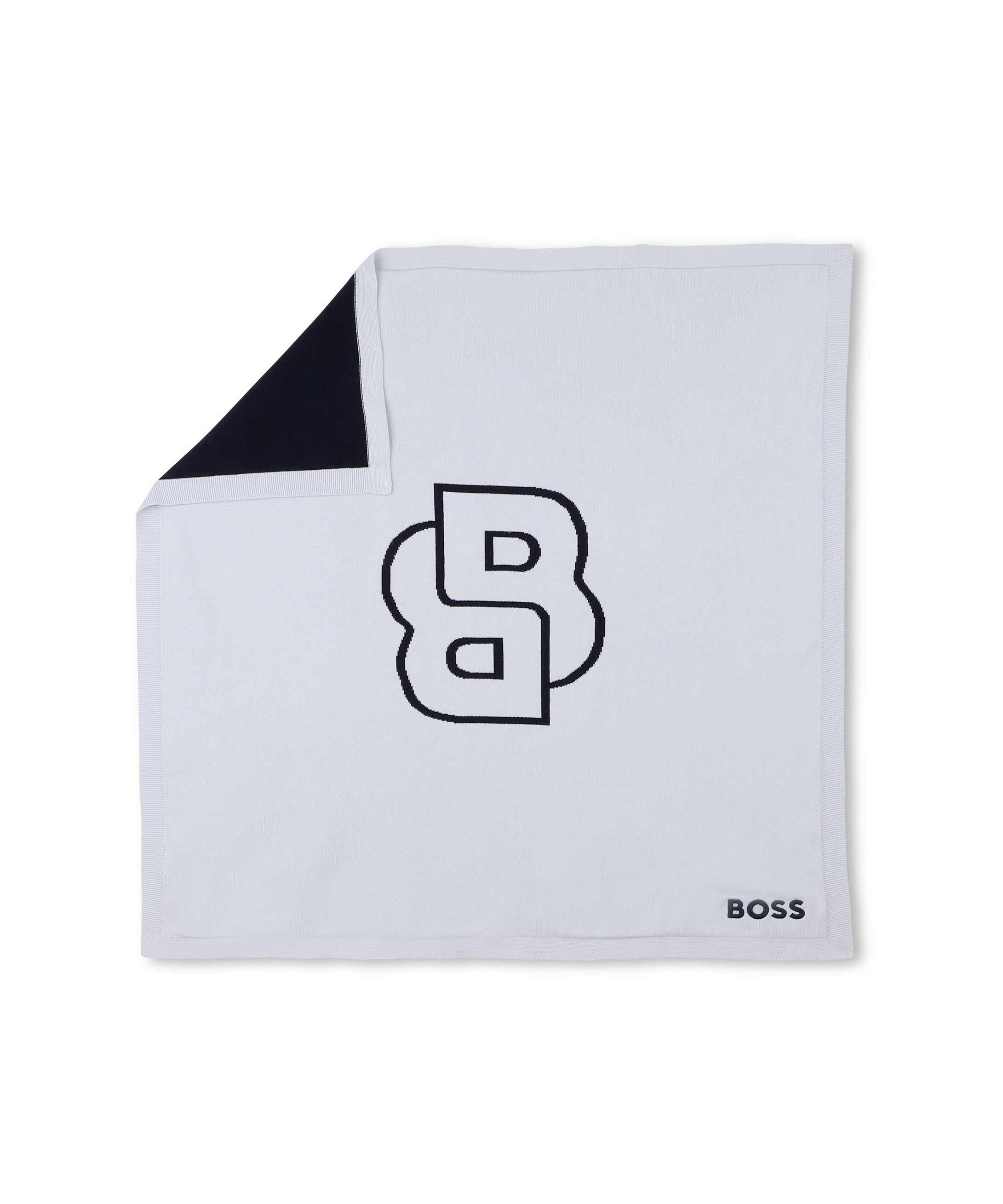 Boss Kids Coperta Blue Sky in Cotone per Neonati