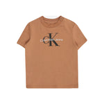 Calvin Klein Kids T-shirt Biscotto con CK per Neonati