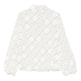 Elisabetta Franchi La Mia Bambina Camicia Panna con Logo Geometrico per Bambine