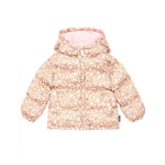 Moschino Kids Giubbino Rosa con Teddy Allover per Neonate