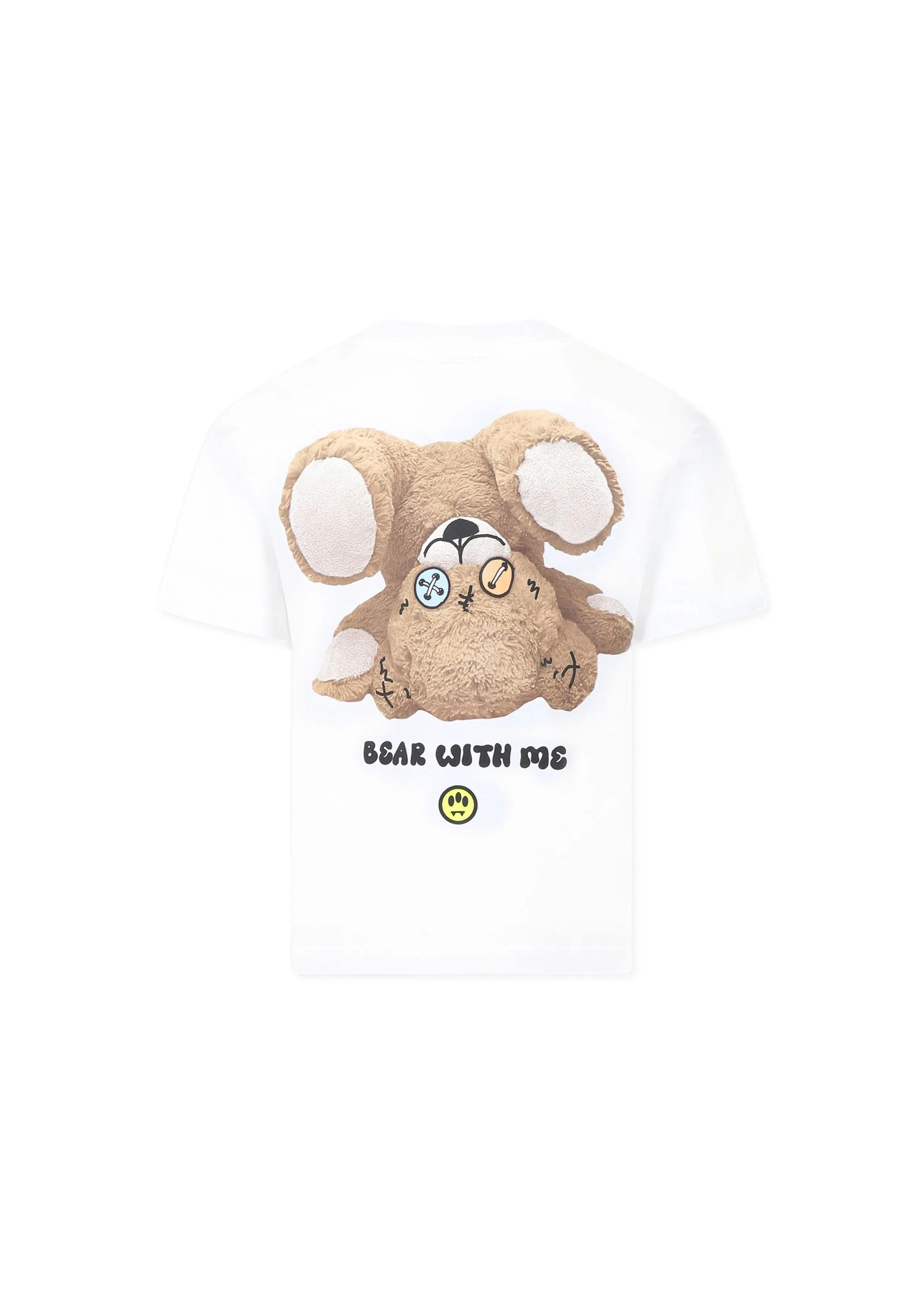 Barrow Kids T-shirt Bianca con Stampa Retro per Bambini (retro)
