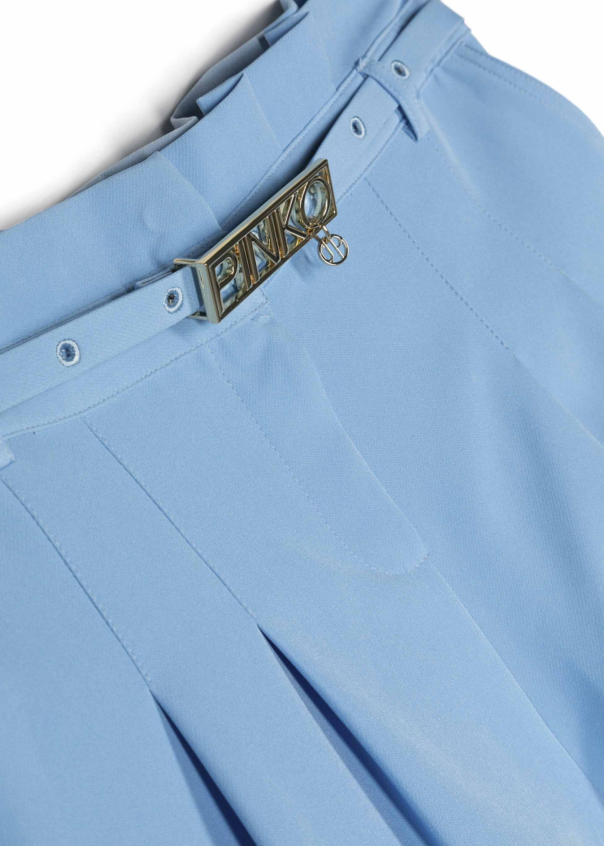 Pinko Kids Short Cielo con Cintura Logata per Bambine