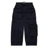 Dsquared2 Kids Pantaloni Cargo Neri per Bambini