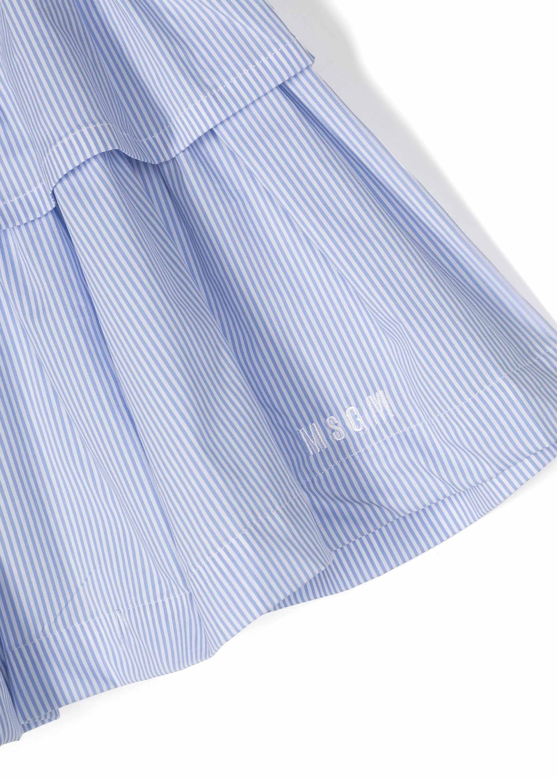 MSGM Kids Gonna a Righe Cielo Florence Kids ( dettaglio)