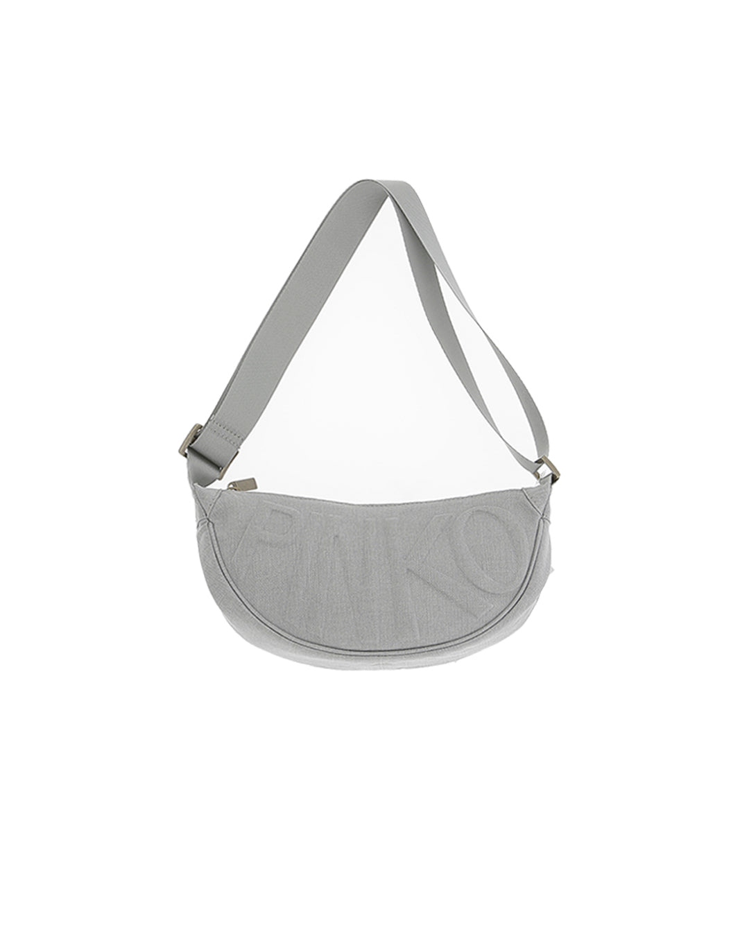 Pinko Kids Borsa a Spalla Grigia con Logo per Bambine