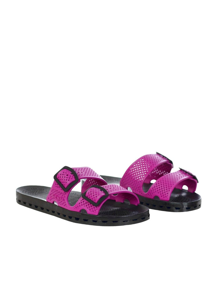 Sensi Kids Urban Sandalo Magenta Doppia Fascia per Bambine
