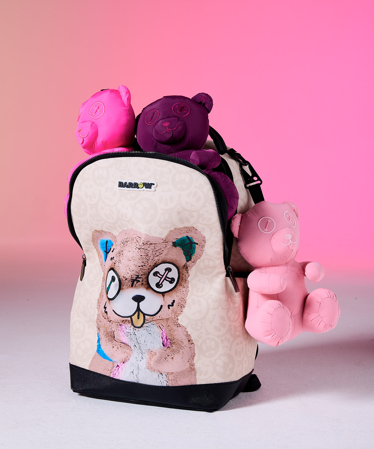Barrow Kids Zaino con Stampa Teddy Bear per Bambine
