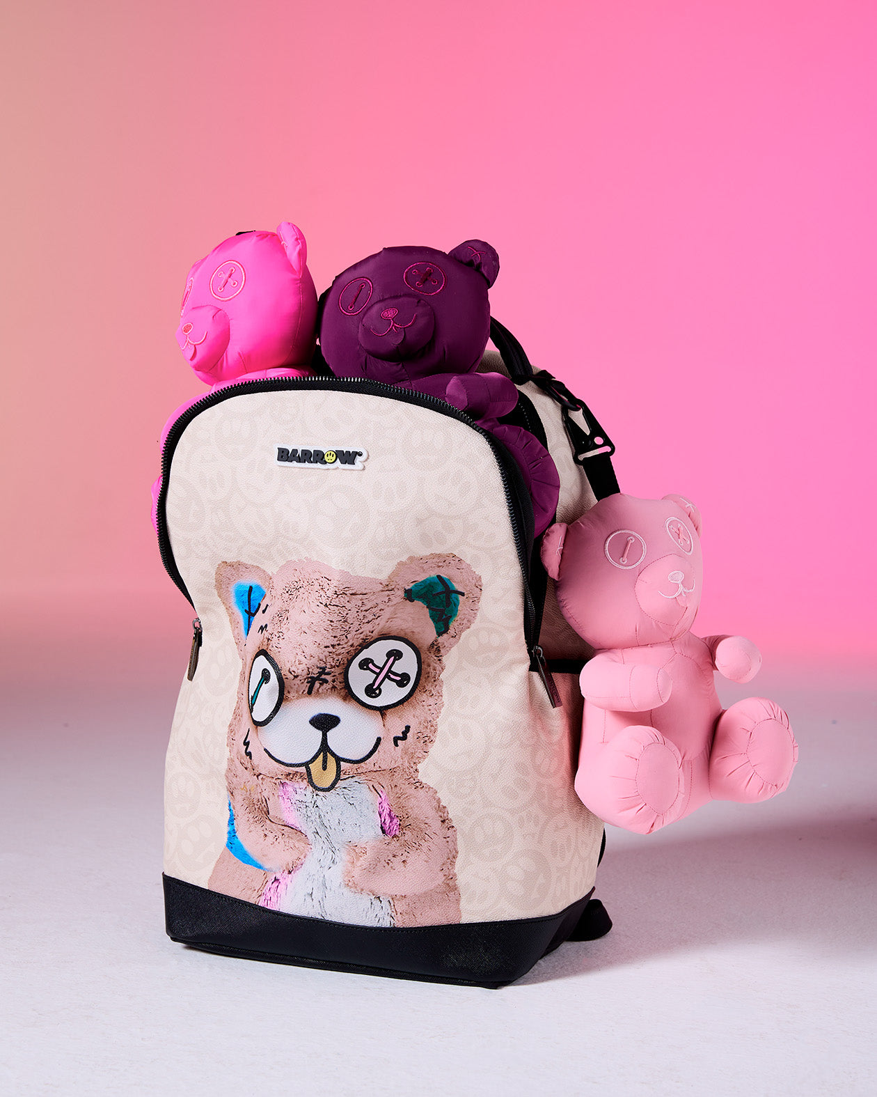 Barrow Kids Zaino con Stampa Teddy Bear per Bambine