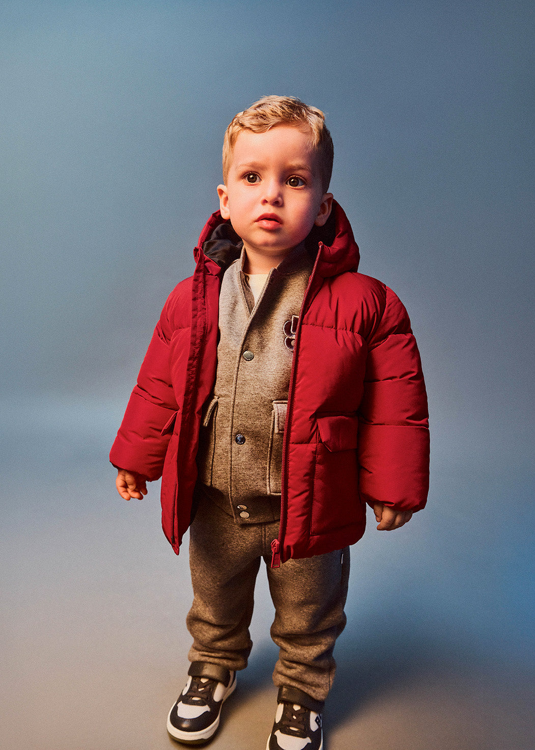 Boss Kids Giubbino Bordeaux Imbottito per Neonati
