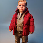 Boss Kids Giubbino Bordeaux Imbottito per Neonati