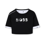 Boss Kids Completo 2 T-shirt+ 2 Pantalone per Neonati