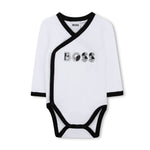 Boss Kids Set Tutina Bianco per Neonati