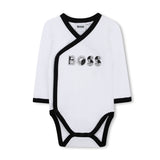 Boss Kids Set Tutina Bianco per Neonati