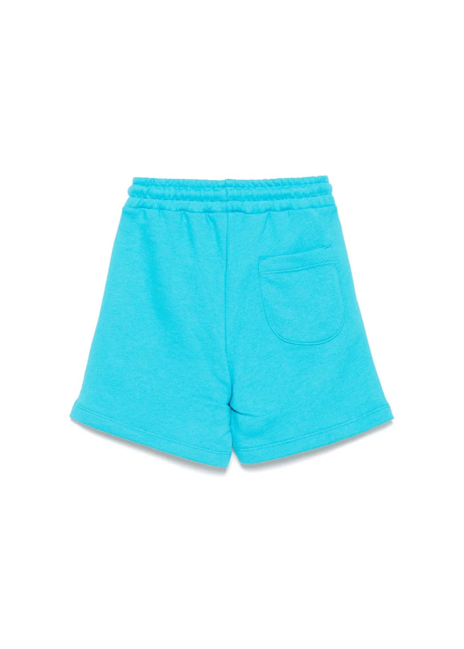 MSGM Kids Bermuda Turchese con Logo per Bambini (retro)
