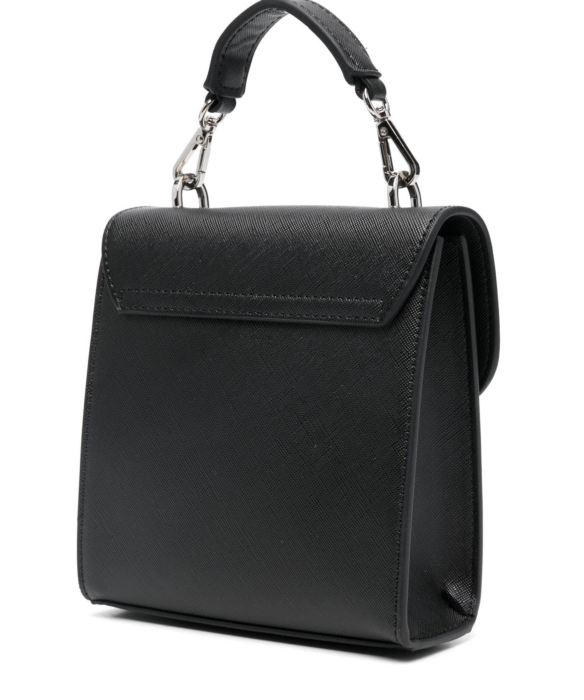 MSGM Kids Borsa a Tracolla Nera per Bambine (retro)