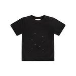 Cesare Paciotti T-shirt Nera con Logo per Neonati