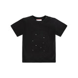 Cesare Paciotti T-shirt Nera con Logo per Neonati