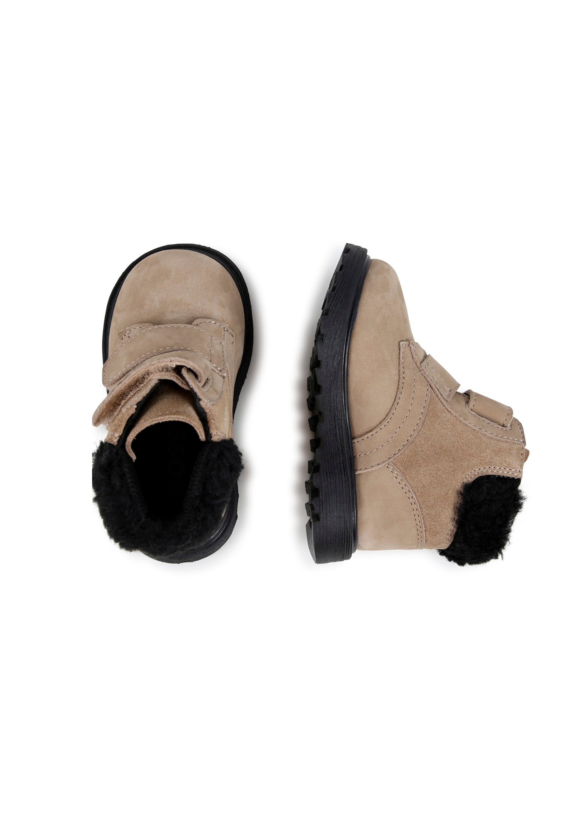 Boss Kids Stivaletti Biscotto in Pelle con Logo per Neonati