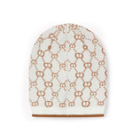 Twinset Kids Capello Milk con Motivo Multi Logo per Bambine