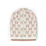 Twinset Kids Capello Milk con Motivo Multi Logo per Bambine