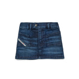 Diesel Kids Gonna Denim Scuro per Neonate