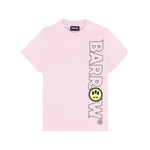 Barrow Kids T-Shirt Rosa con Stampa per Bambini