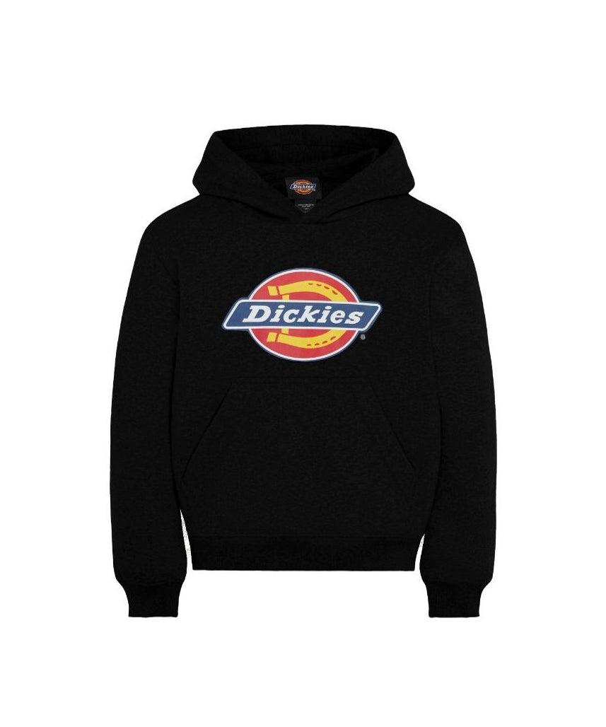 Dickies Kids Felpa Nera con Cappuccio con Logo per Bambini
