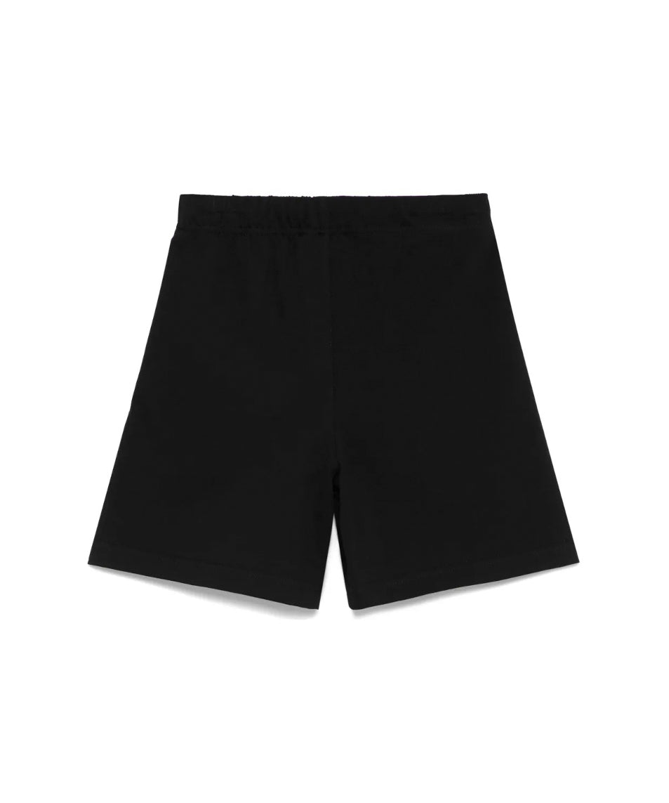 Yes London Bermuda Nero con Logo per Bambini