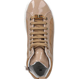 Elisabetta Franchi La Mia Bambina Sneakers Miele con Logo Losanga per Bambine