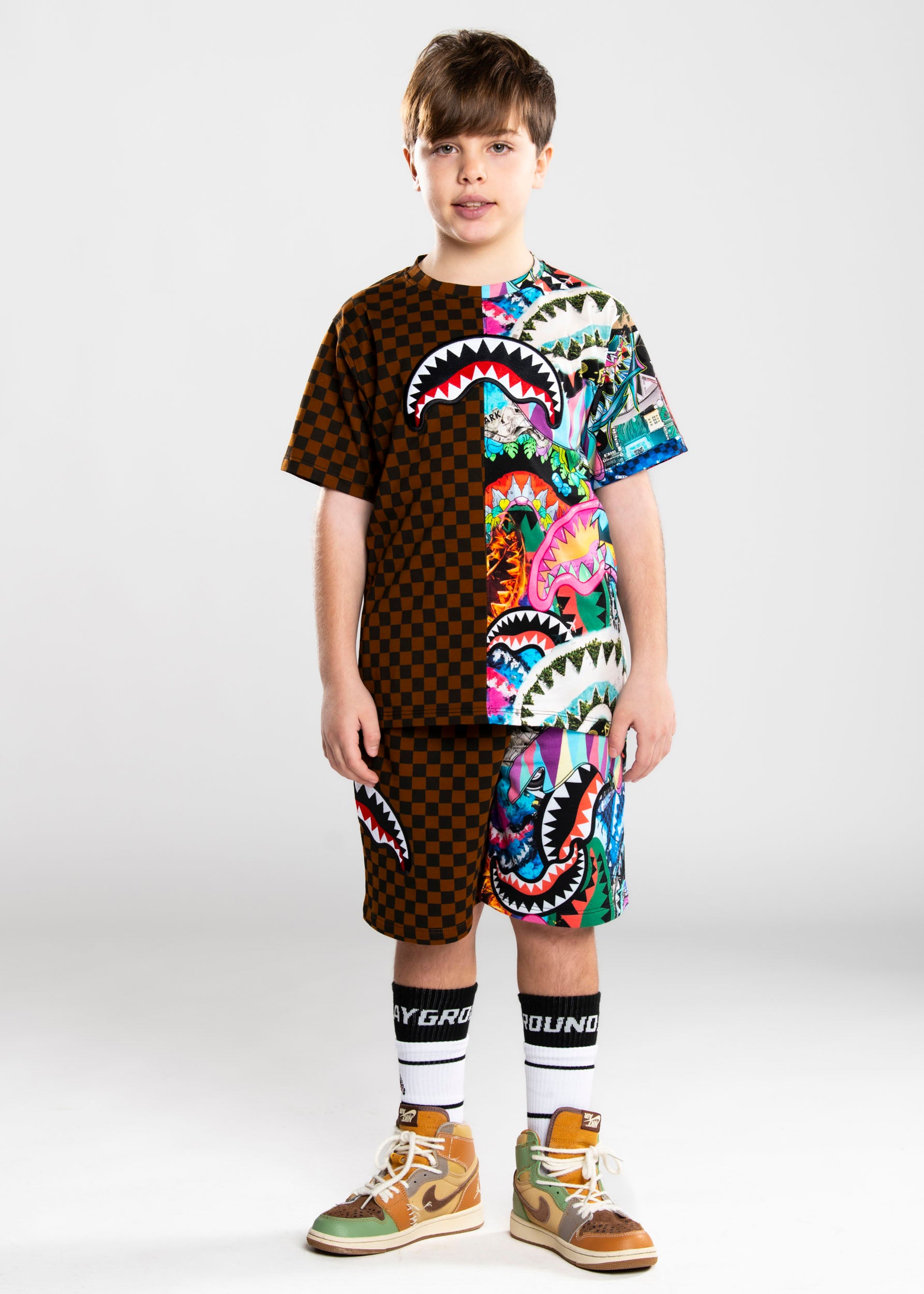 Sprayground Kids Bermuda MouthShark Fantasy per Bambini
