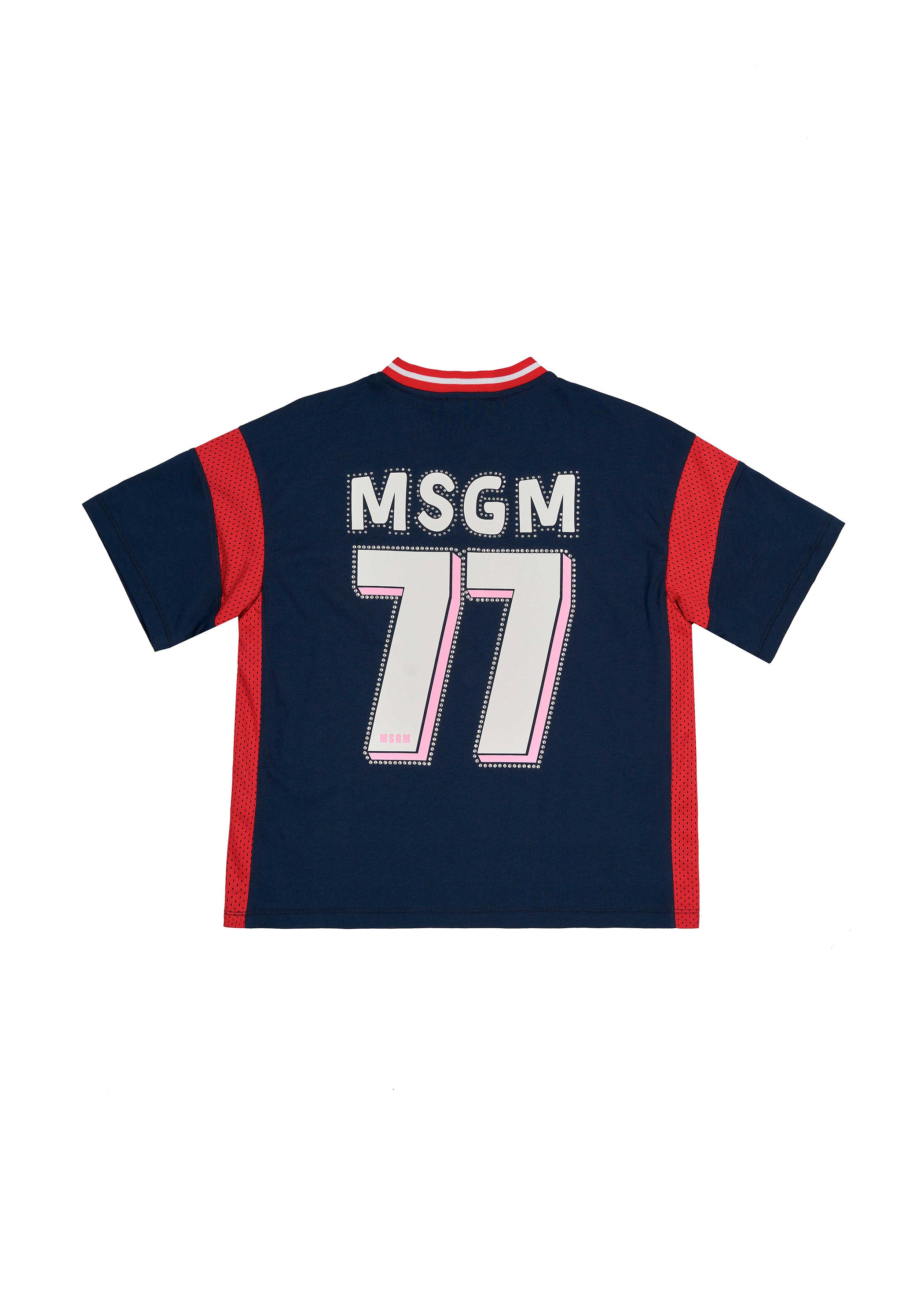 MSGM Kids T-shirt Blu Sport Per Bambine (retro)