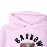 Barrow Kids Felpa Rosa con Cappuccio con Stampa per Neonate (dettaglio)