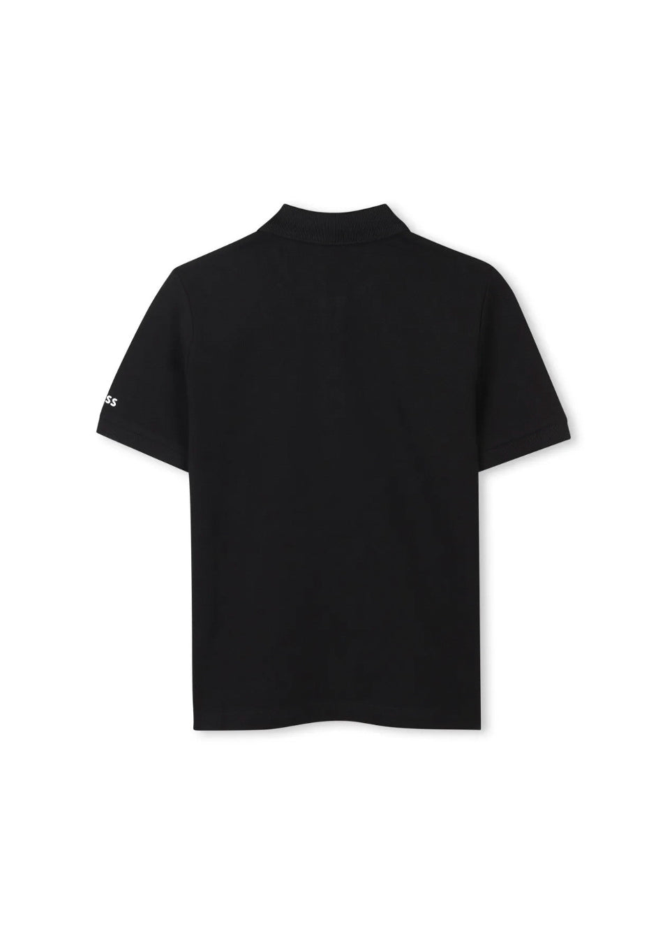 Boss Kids Polo Nera con Ricamo per Neonati (retro)