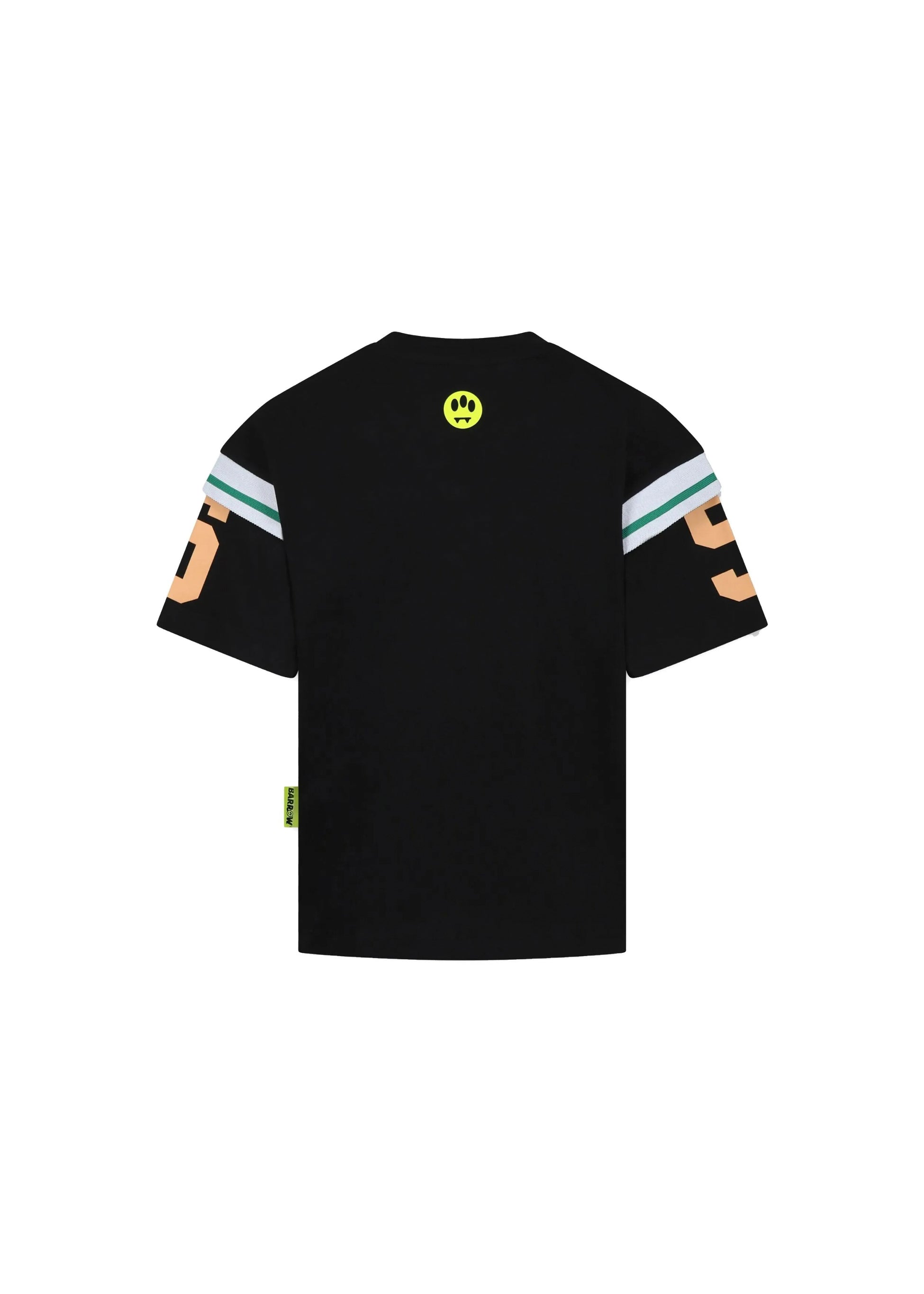 Barrow Kids T-shirt Nera con Stampa Logo per Bambini