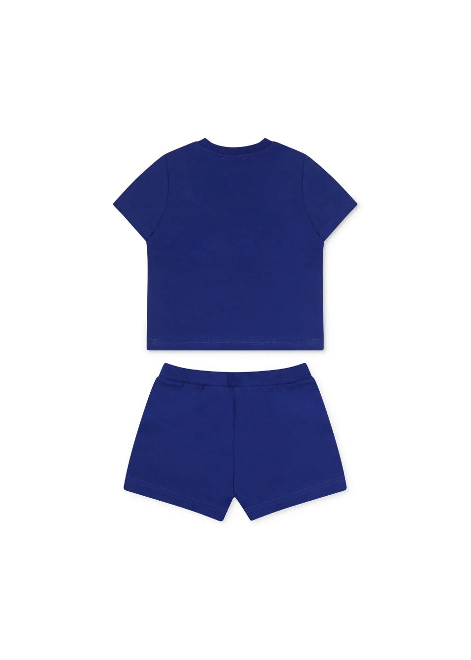 Dsquared2 Kids T-shirt Bluette con Shorts per Neonati
