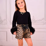 Angel's Face Shorts Leopardato per Bambine