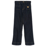 Elisabetta Franchi La Mia Bambina Jeans Denim Blue per Bambine