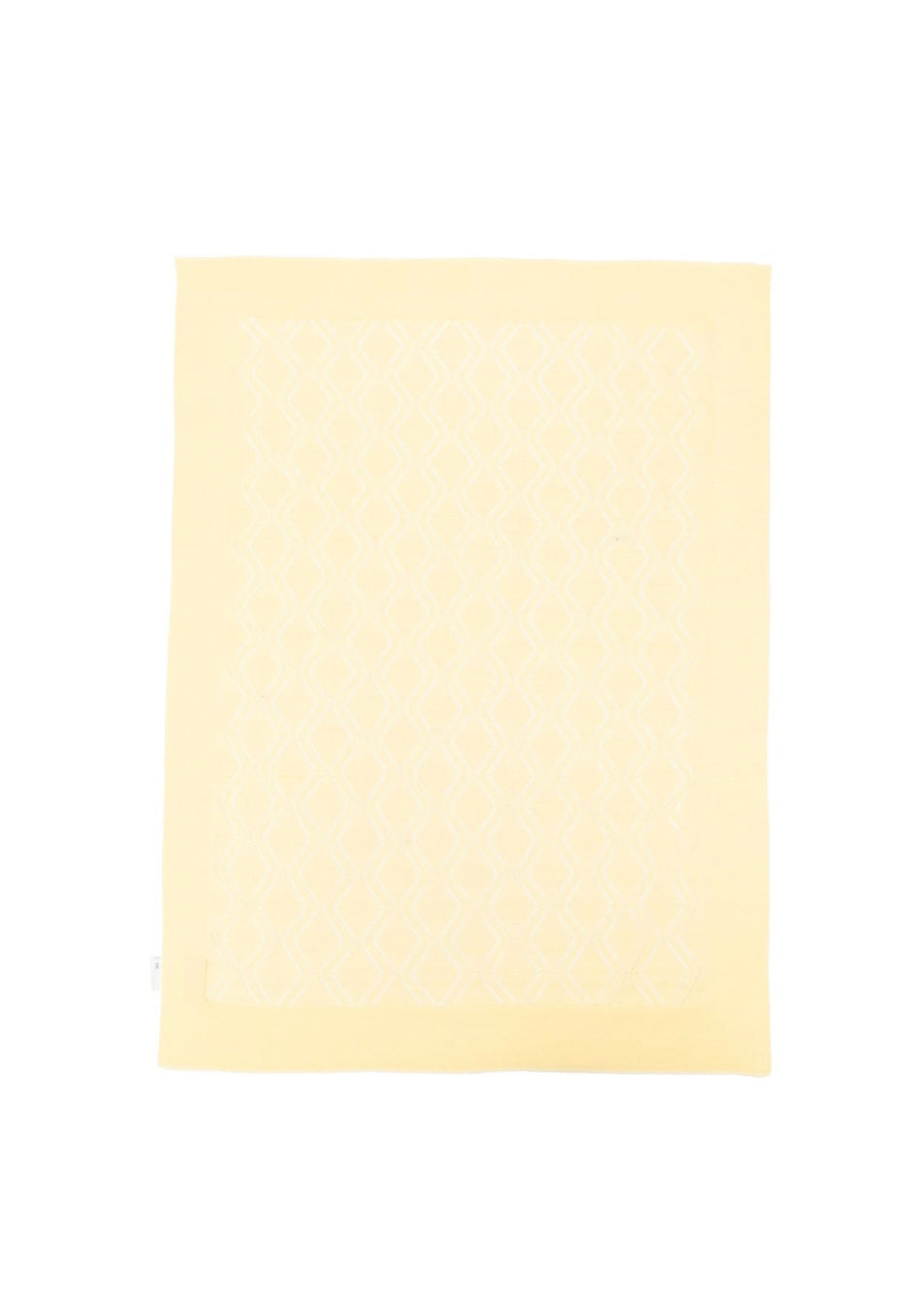 Elisabetta Franchi La Mia Bambina Coperta Limone Pointelle per Neonate
